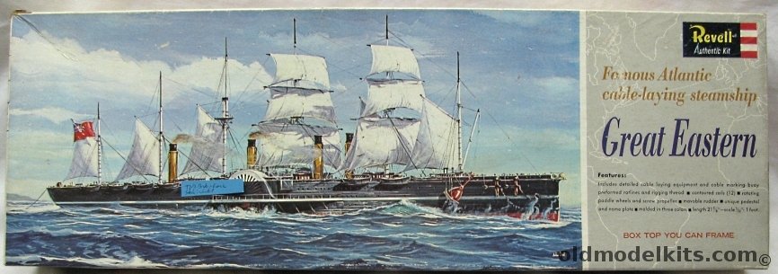 Revell 1/388 Great Eastern - First of the Great Steamships, H393-498 plastic model kit